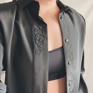 Vintage black blouse